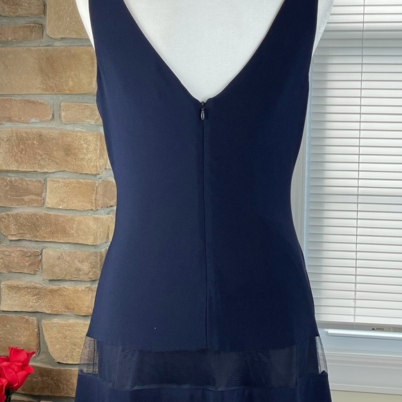 LAUREN-RALPH LAUREN~Tulle-Panel Cocktail Dress-NWT - Picture 4 of 8